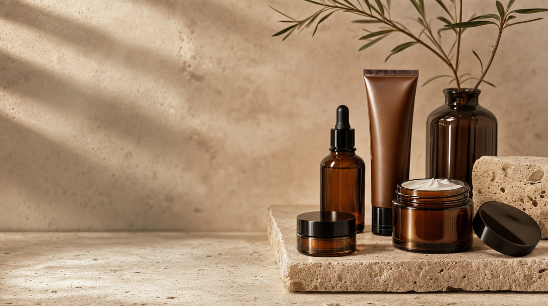 Beauty product still life